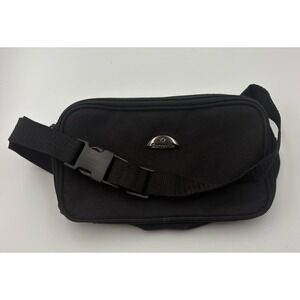 Samsonite Crossbody Belt Fanny Pack Waist Pouch Travel Money Black 8.5"x5"